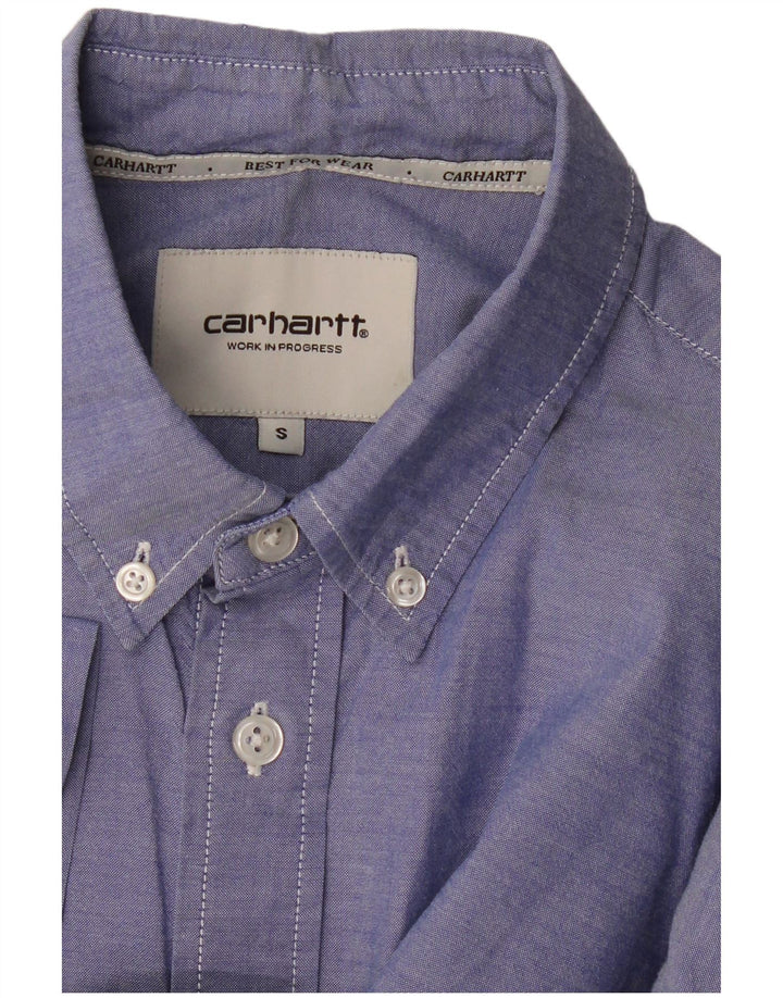 Camisa masculina de manga curta CARHARTT pequena azul