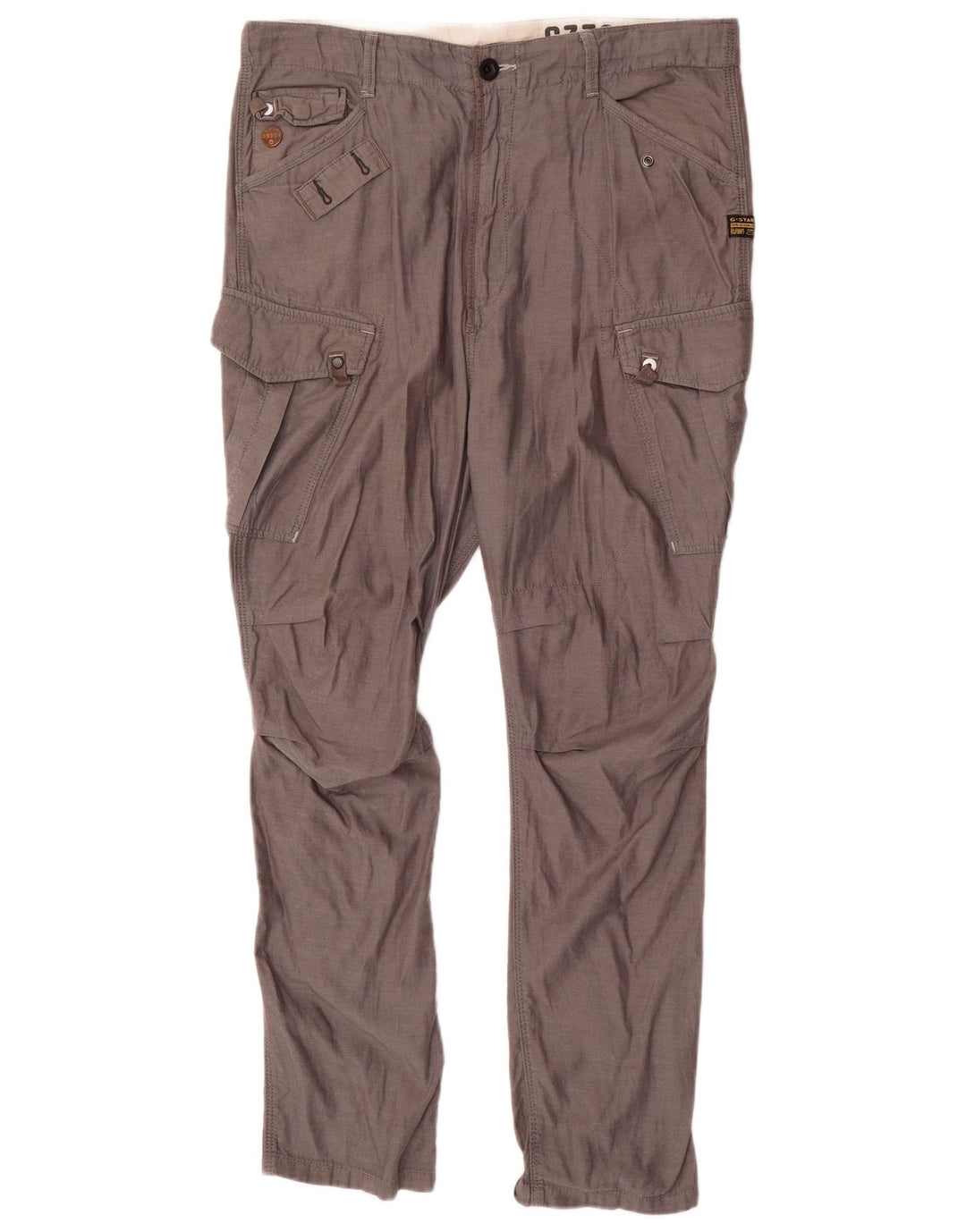 Calça cargo slim masculina G-Star W29 L32 algodão cinza