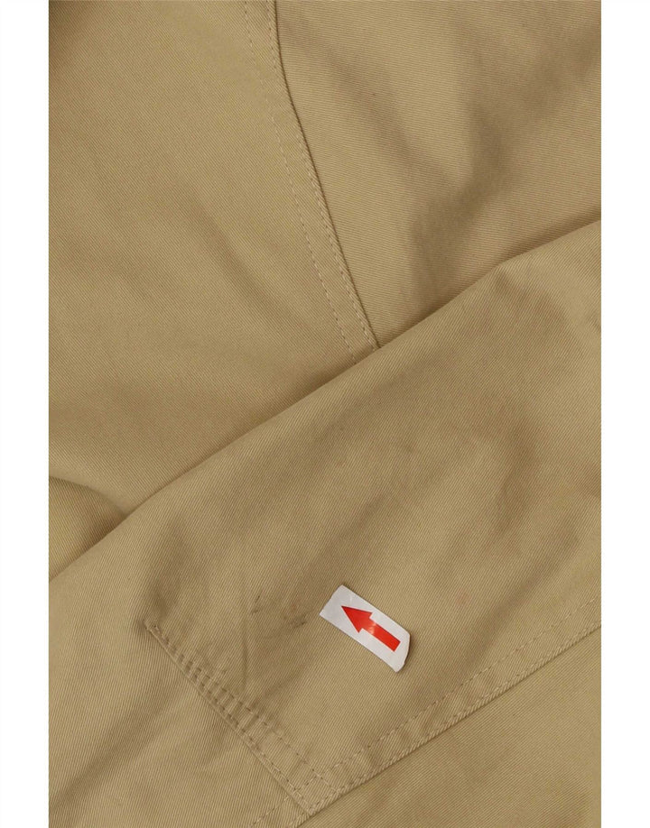 Jaqueta bomber masculina Amerigo Vespucci UK 44 2XL poliéster bege