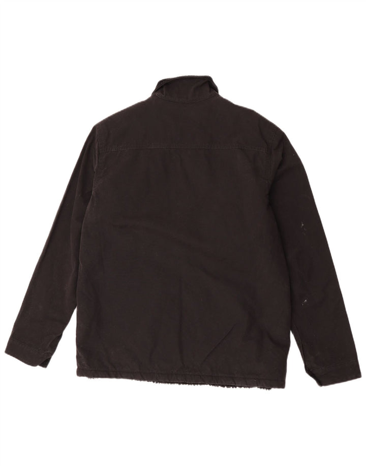 Jaqueta utilitária masculina Superdry Sherpa UK 36 algodão preto pequeno
