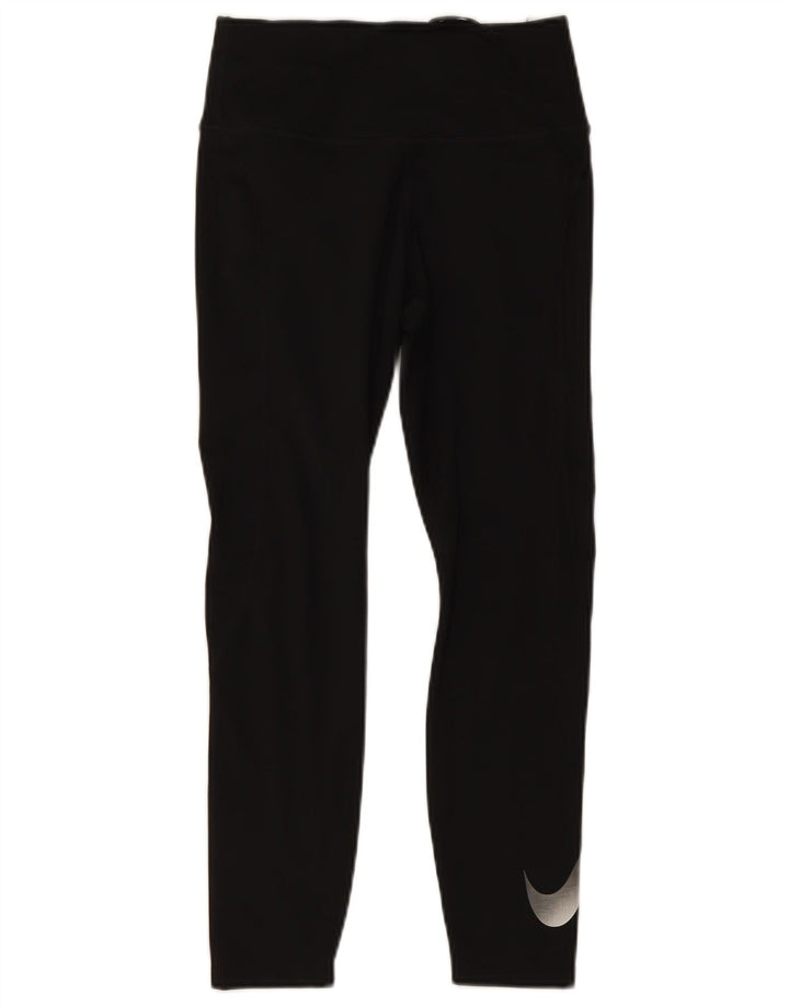 Leggings Nike Dri Fit Graphic UK 10 Pequeno Poliéster Preto