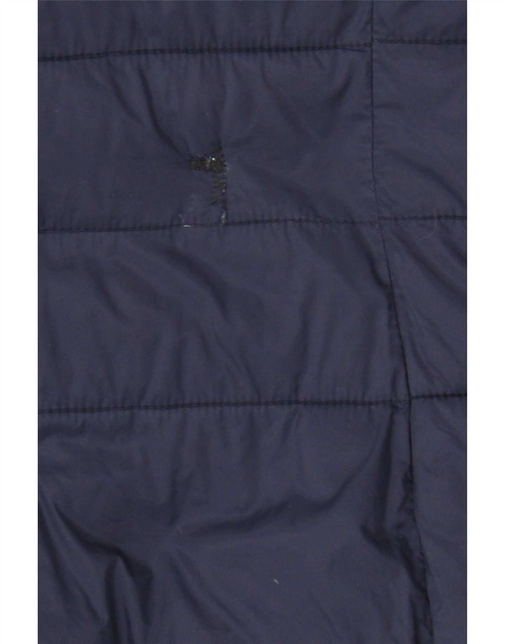 Casaco acolchoado feminino Lacoste tamanho 38 médio azul marinho poliamida