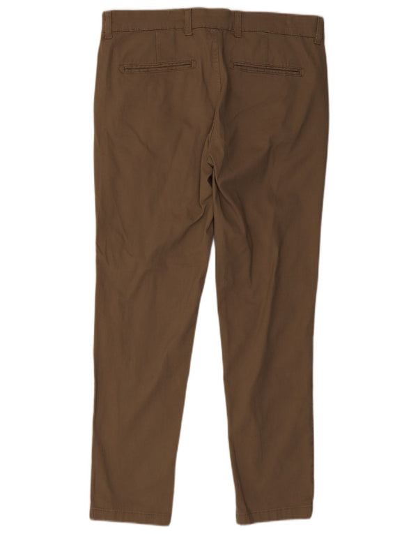 Calça Chino Masculina Slim Fit Jack & Jones W34 L30 Algodão Marrom