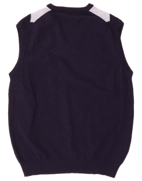 ST MICHAEL Mens Colete Regata IT 52/54 Grande Azul Marinho Argyle/Diamante