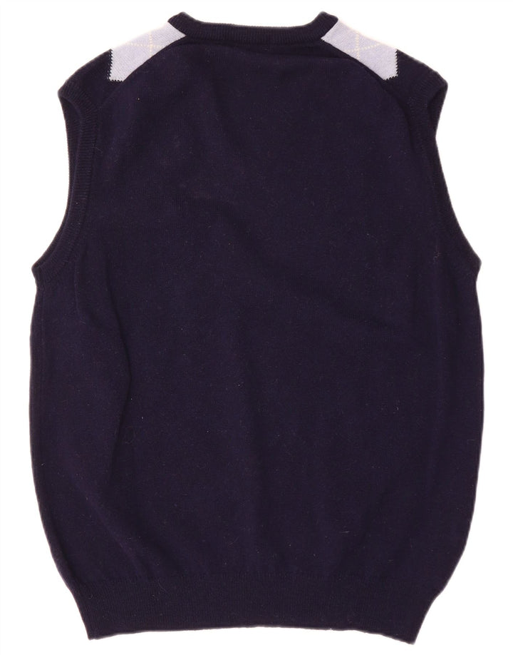 ST MICHAEL Mens Colete Regata IT 52/54 Grande Azul Marinho Argyle/Diamante