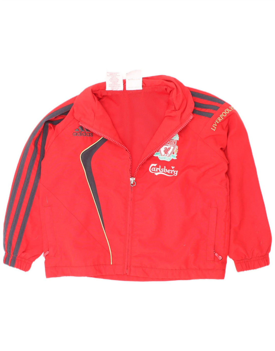 Jaqueta Adidas Boys Liverpool Treino Top 3-4 Anos Vermelho Colorblock