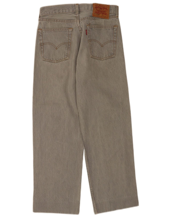 Calça Jeans Levi's Feminina Cintura Alta Cônica 15-16 Anos W28 L26 Algodão Cinza