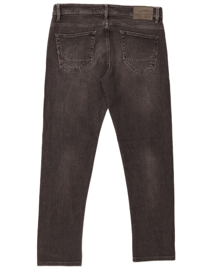 SIVIGLIA Mens Jeans Slim W35 L31 Algodão Cinza