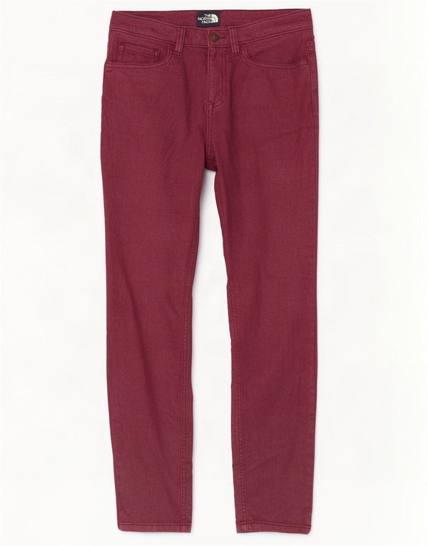 Jeans skinny feminino The North Face US 4 pequeno W27 L27 algodão borgonha