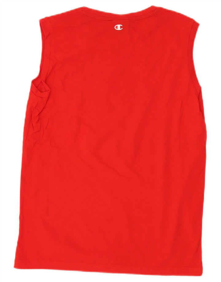 Colete gráfico Champion Boys Top 13-14 anos XL vermelho