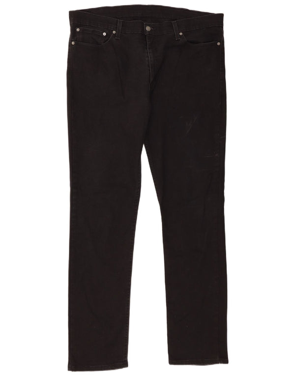 Levi's Masculino 511 Slim Jeans W38 L34 Algodão Preto