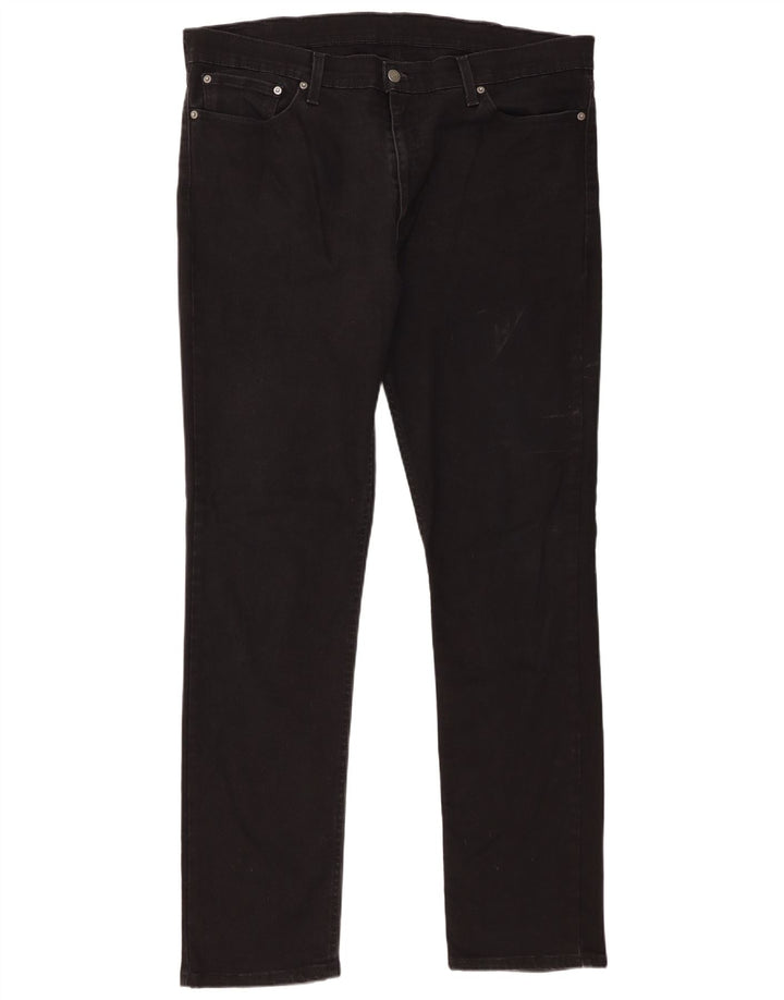 Levi's Masculino 511 Slim Jeans W38 L34 Algodão Preto