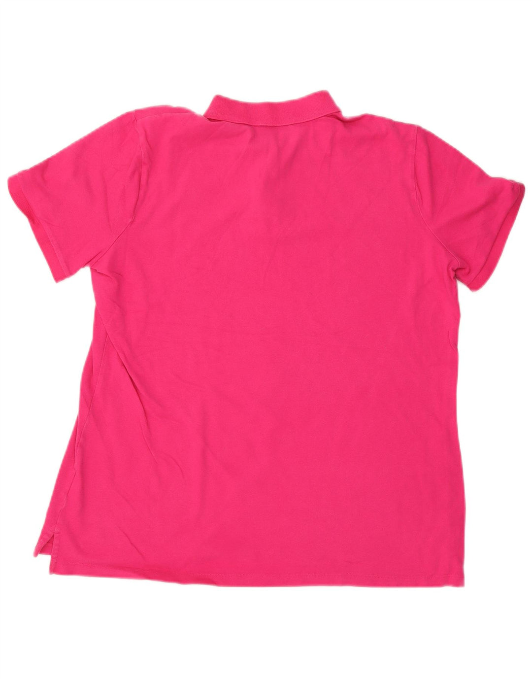 Polo feminino RALPH LAUREN Reino Unido 18 XL algodão rosa