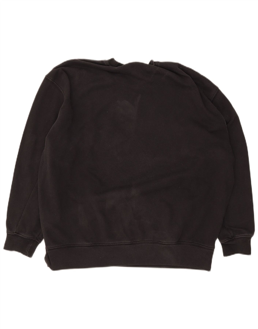 Adidas feminino gráfico oversized moletom jumper reino unido 12 médio preto algodão