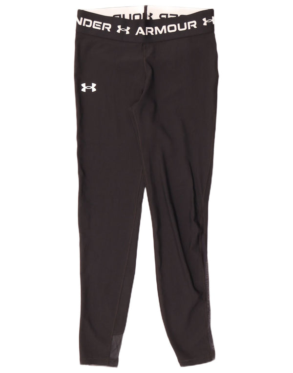 Leggings gráficas para meninas Under Armour 12-13 anos preto poliamida