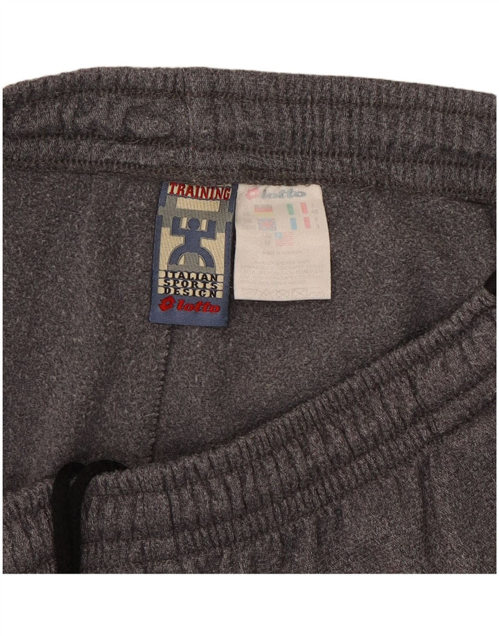 Calça de treino masculina LOTTO poliéster cinza médio
