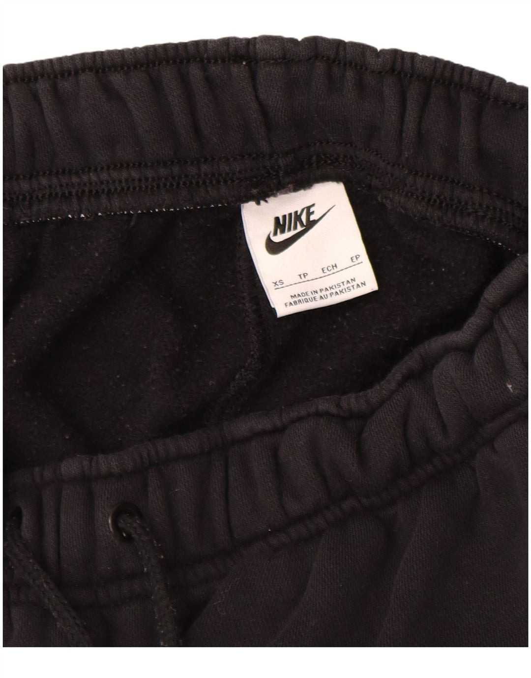 Calça de treino masculina Nike Loose Fit XS de algodão preto