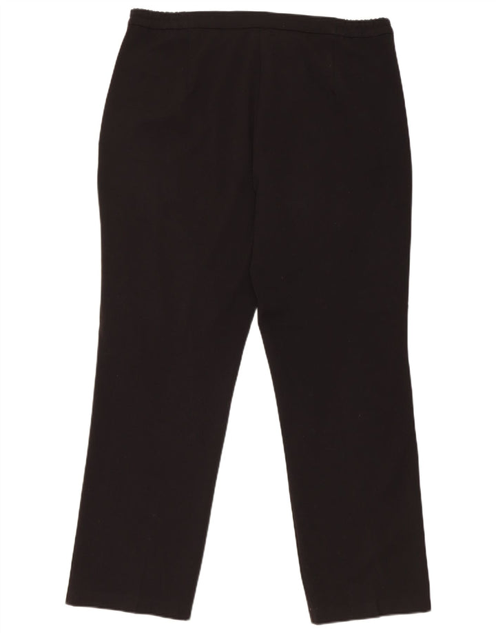 Calça feminina casual justa Marks & Spencer W36 L28 preta