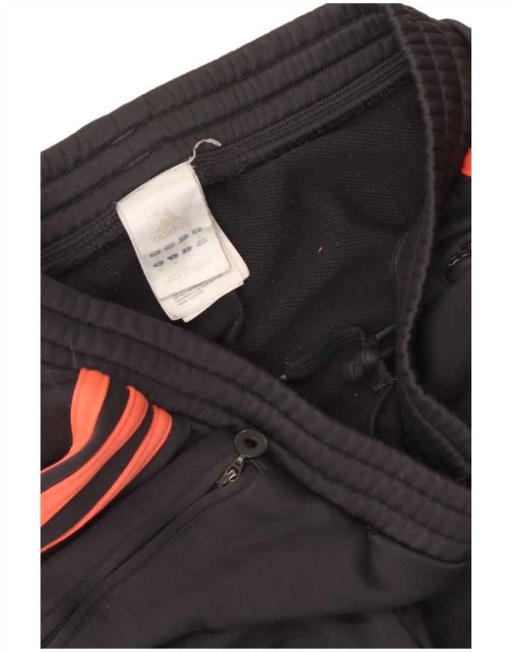 Calça de treino feminina Adidas UK 12 poliéster cinza médio