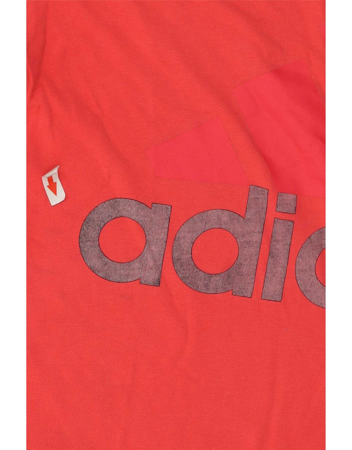 Camiseta Adidas Feminina Graphic Top UK 14 Médio Vermelho