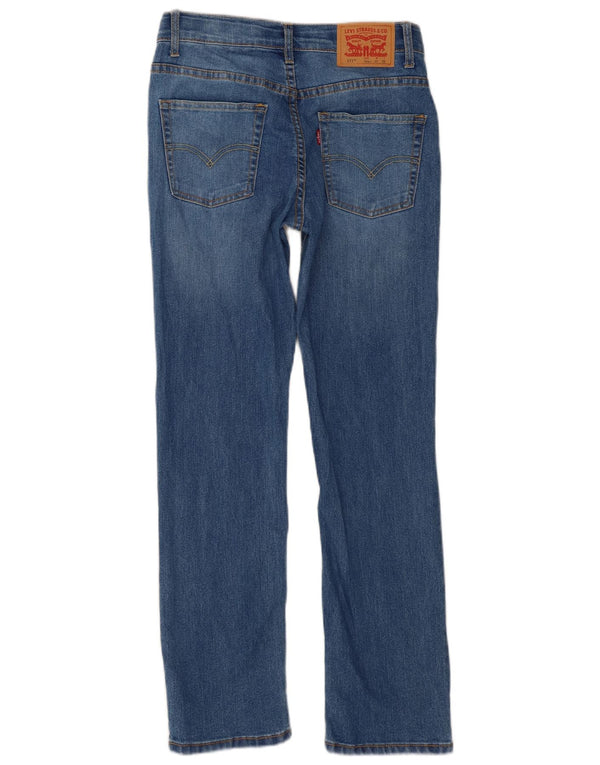 Levi's Meninos 511 Slim Jeans 14-15 Anos W27 L29 Azul Algodão
