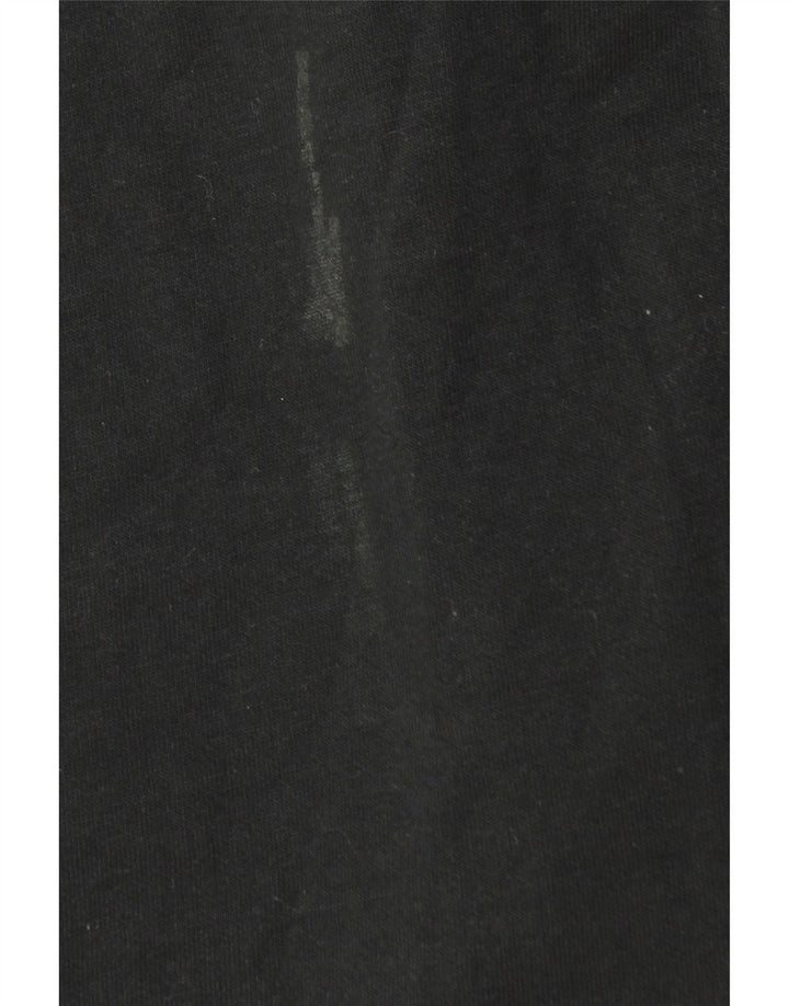 Jack & Jones moletom gráfico masculino jumper grande algodão preto