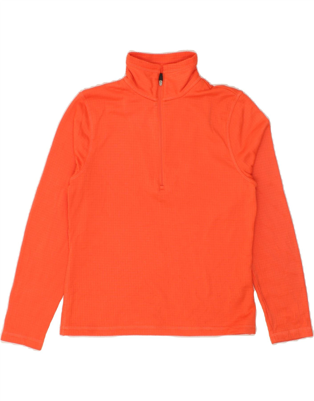 IZOD Womens Zip Neck Pullover Tracksuit Top UK 6 XS Orange Polyester Vintage Izod and Second-Hand Izod from Messina Hembry 