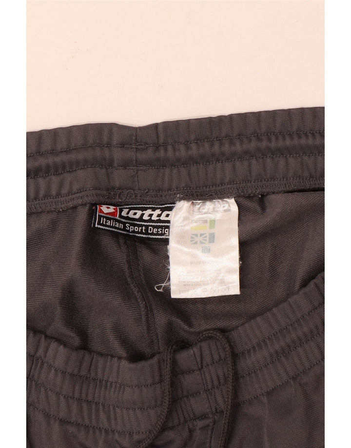 Calça de treino masculina Lotto UK 42/44 XL poliéster cinza