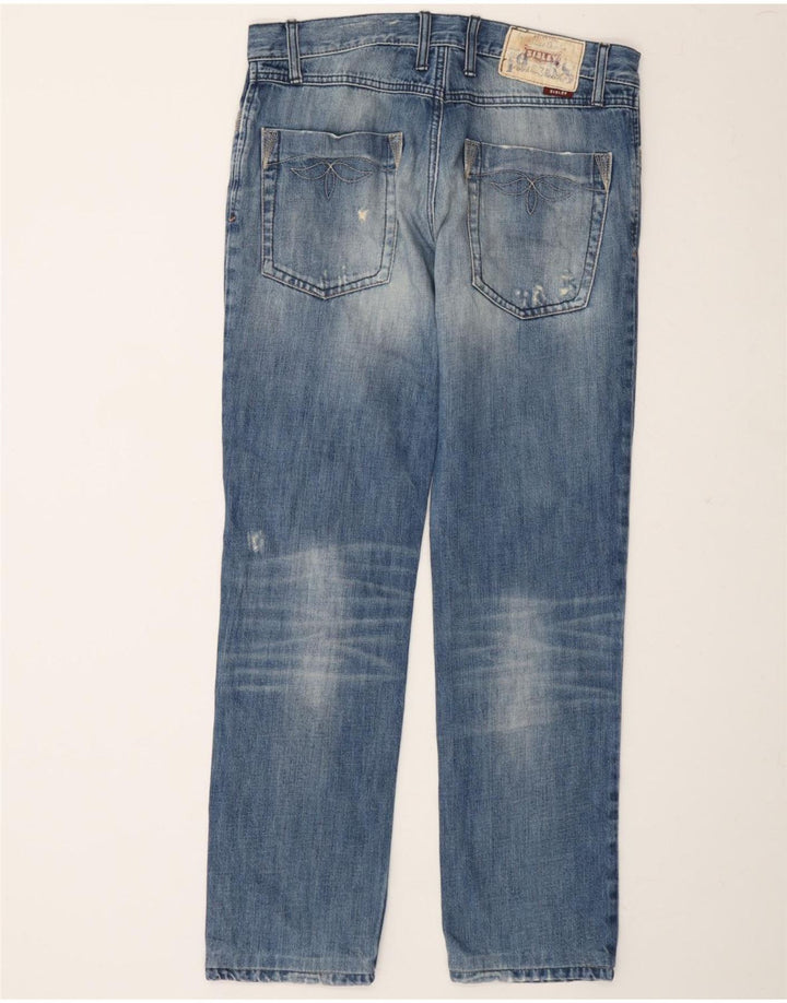 SISLEY Mens San Francisco Slim Jeans W30 L33 Blue Cotton Vintage Sisley and Second-Hand Sisley from Messina Hembry 