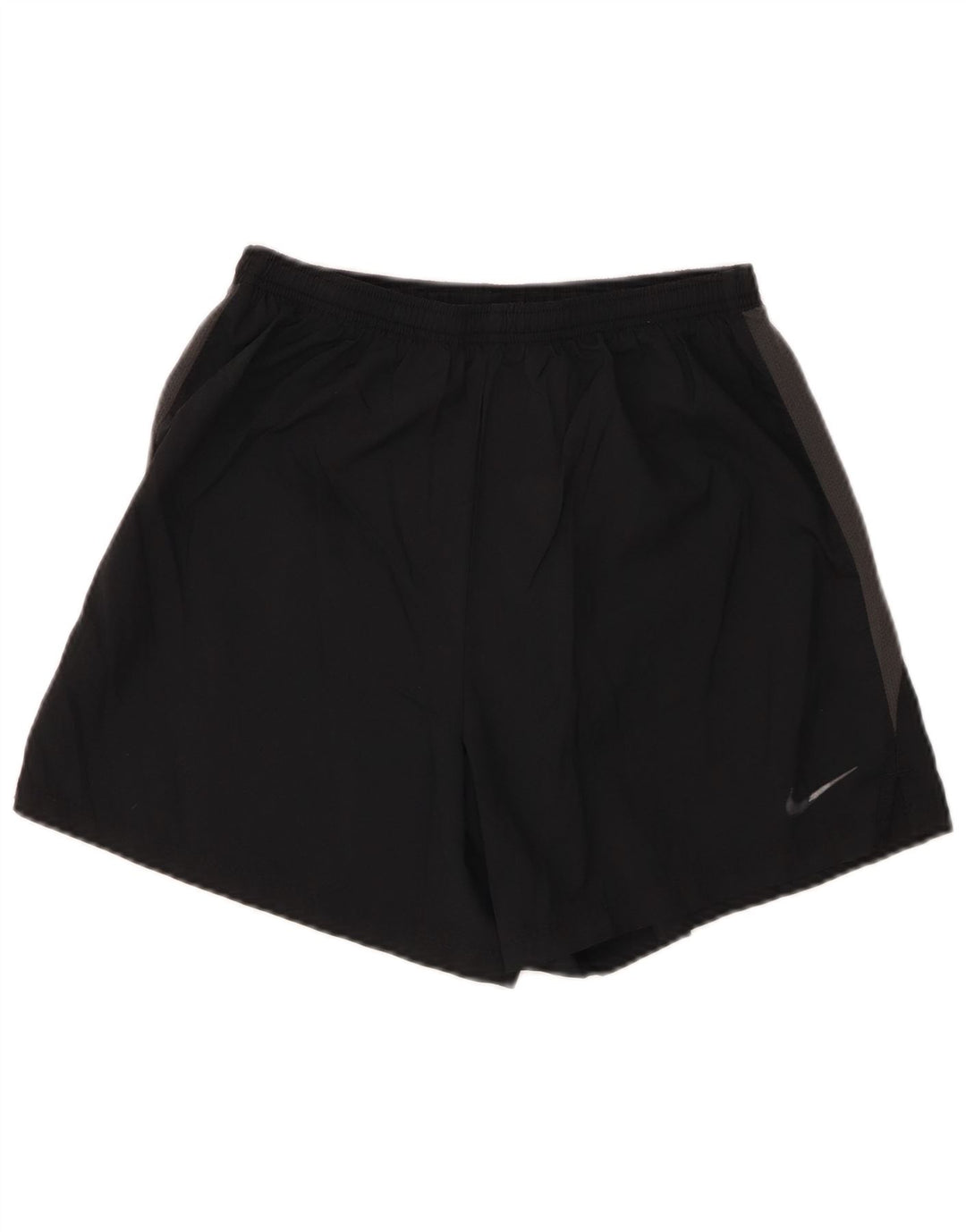 Shorts esportivos masculinos Nike Dri Fit médio preto colorblock