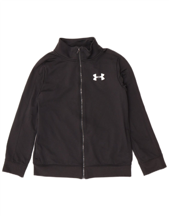 Jaqueta Under Armour Boys Treino Top 9-10 Anos Poliéster Preto Médio