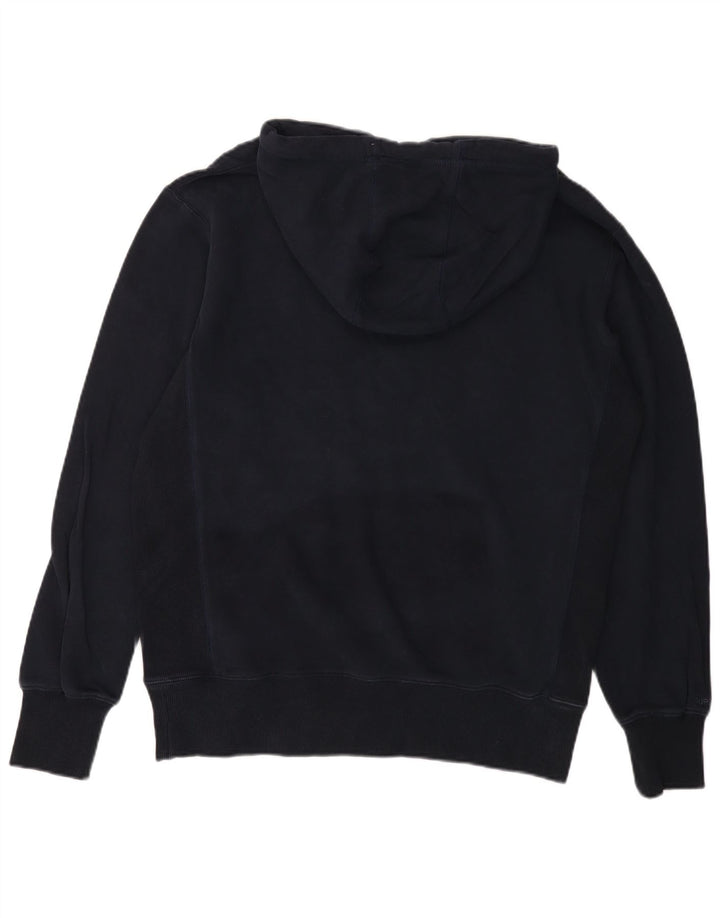 SUPERDRY moletom com capuz masculino grande algodão azul marinho