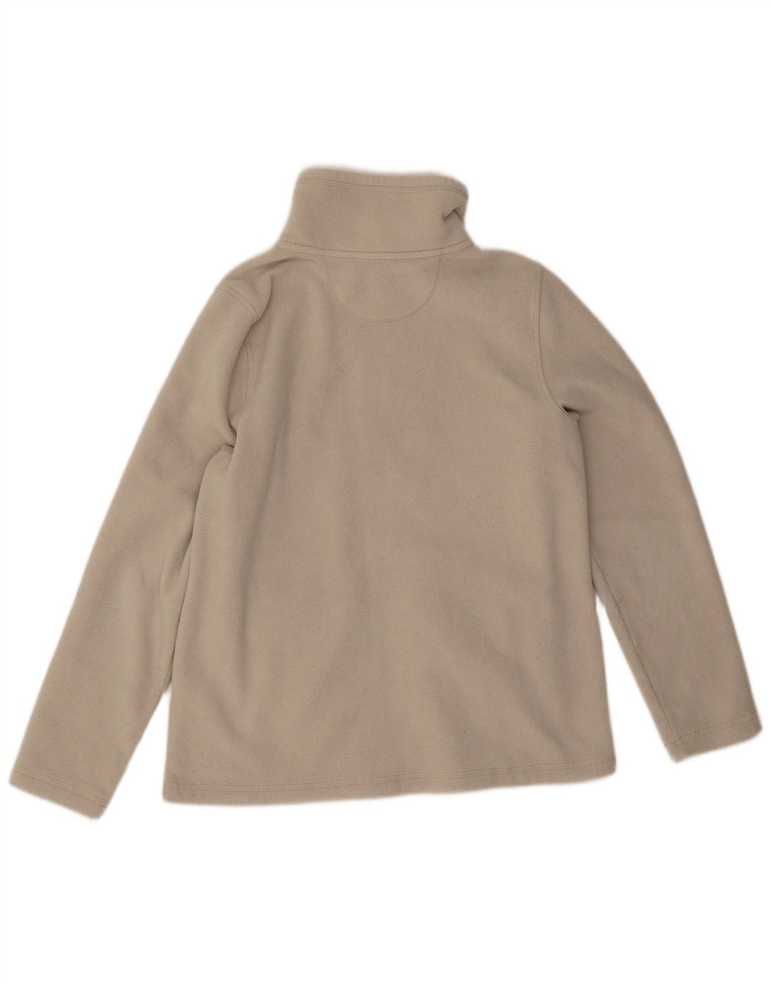 Jaqueta feminina de lã gráfica Dkny UK 14 poliéster bege médio