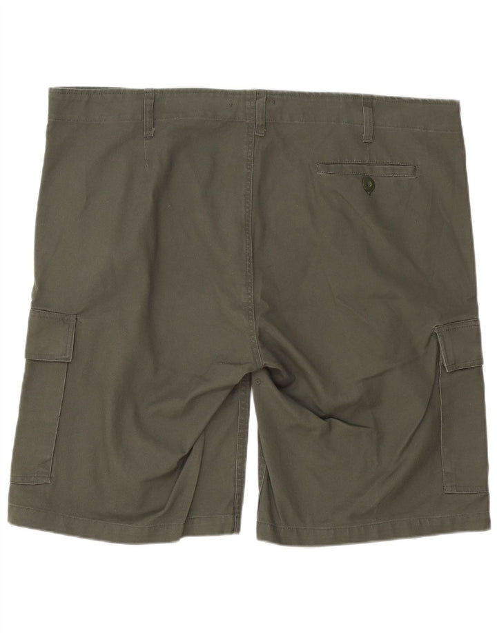 Shorts cargo masculino MFH 3XL W44 algodão cáqui