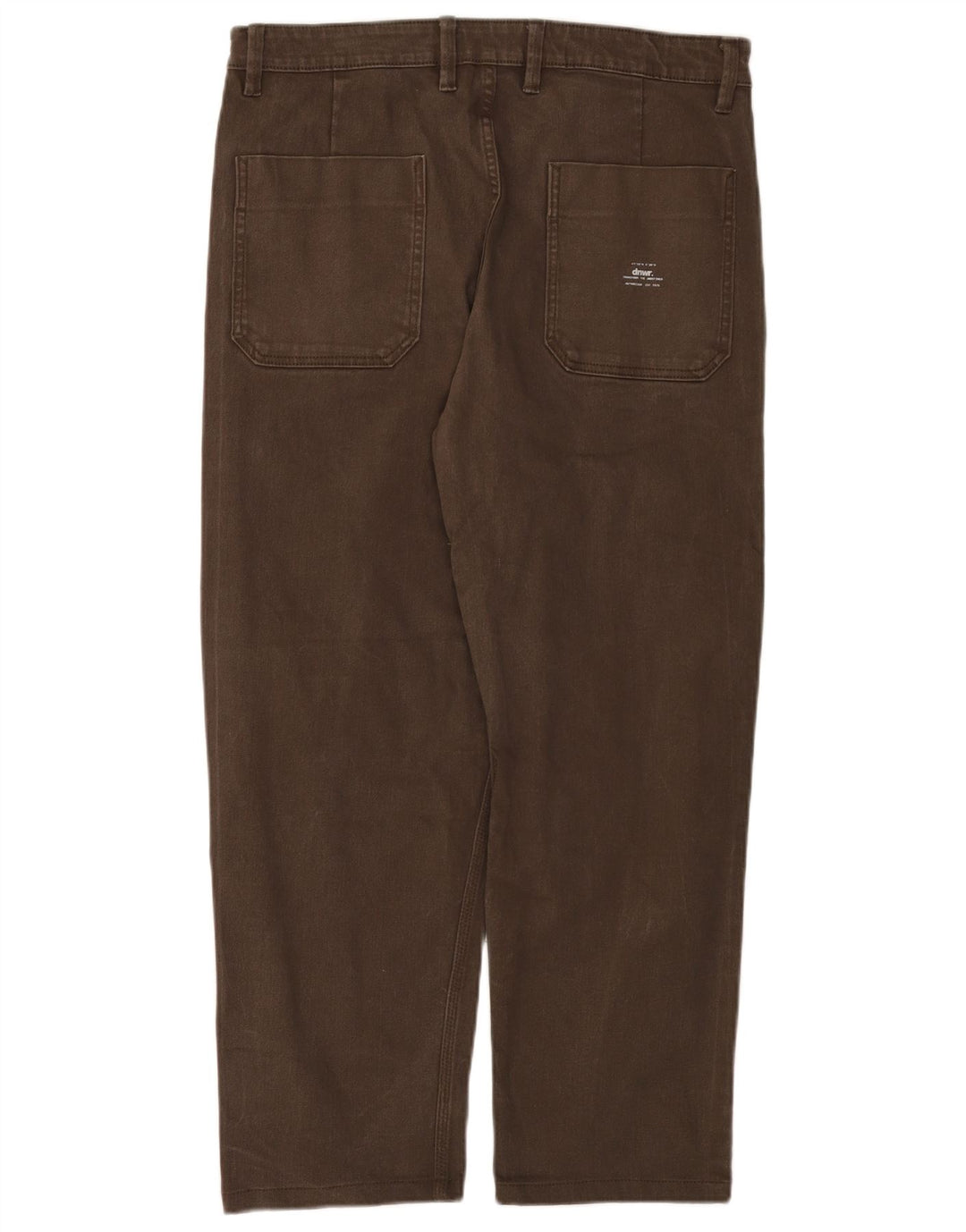 Zara Mens Straight Jeans EU 42 Grande W32 L27 Marrom