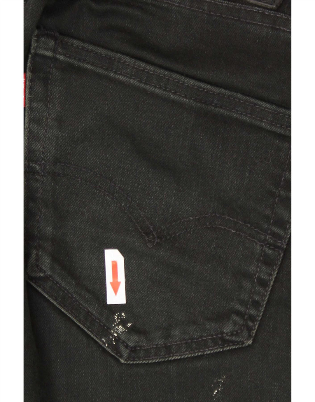 Levi's Mens Jeans Slim W34 L34 Algodão Preto
