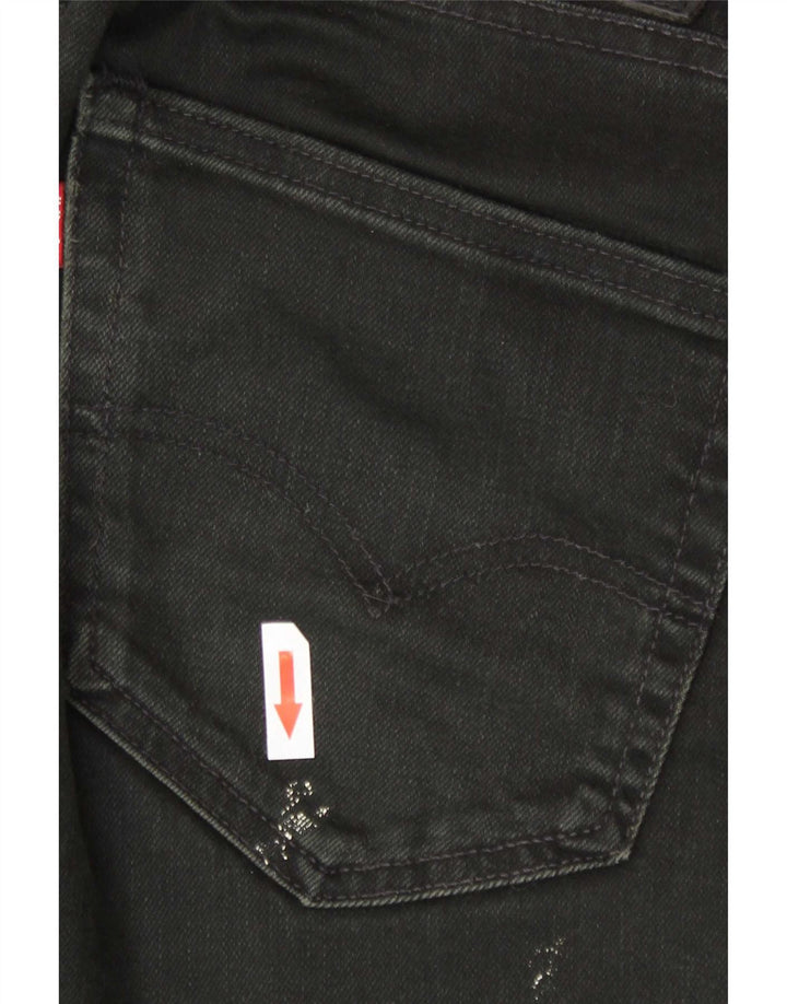 Levi's Mens Jeans Slim W34 L34 Algodão Preto