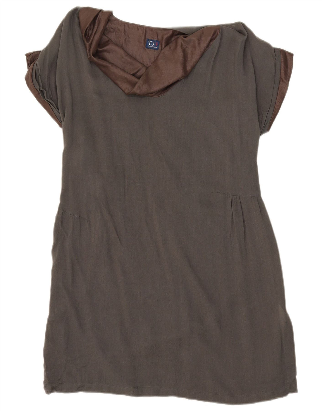 Trussardi Vestido Shift Feminino IT 44 Viscose Cinza Médio