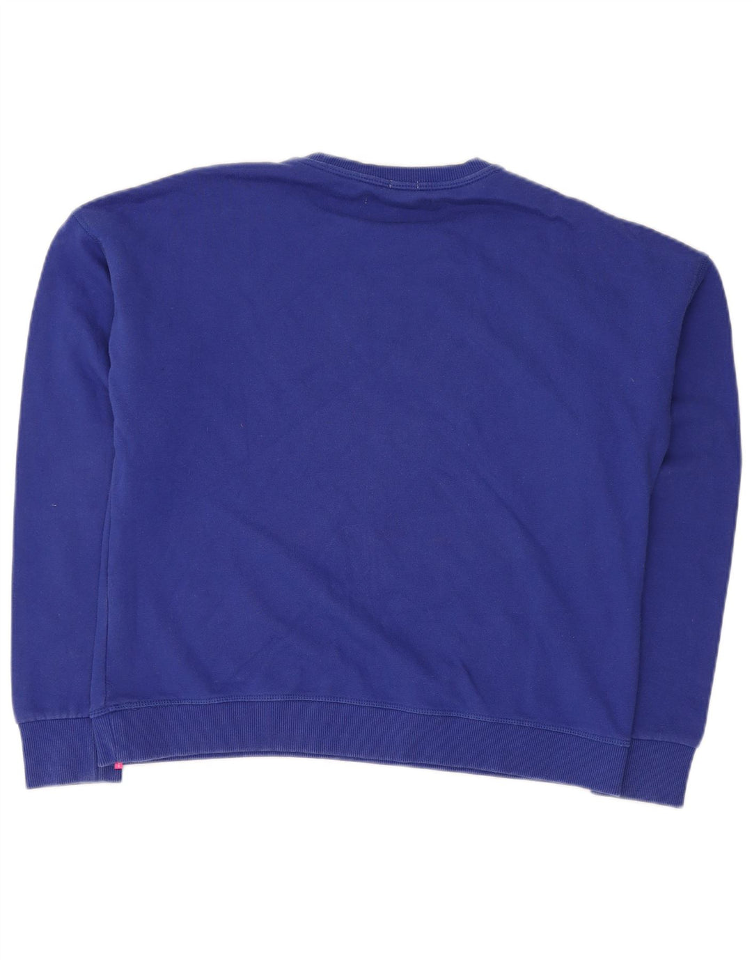 Superdry feminino oversized gráfico moletom jumper UK 14 médio azul