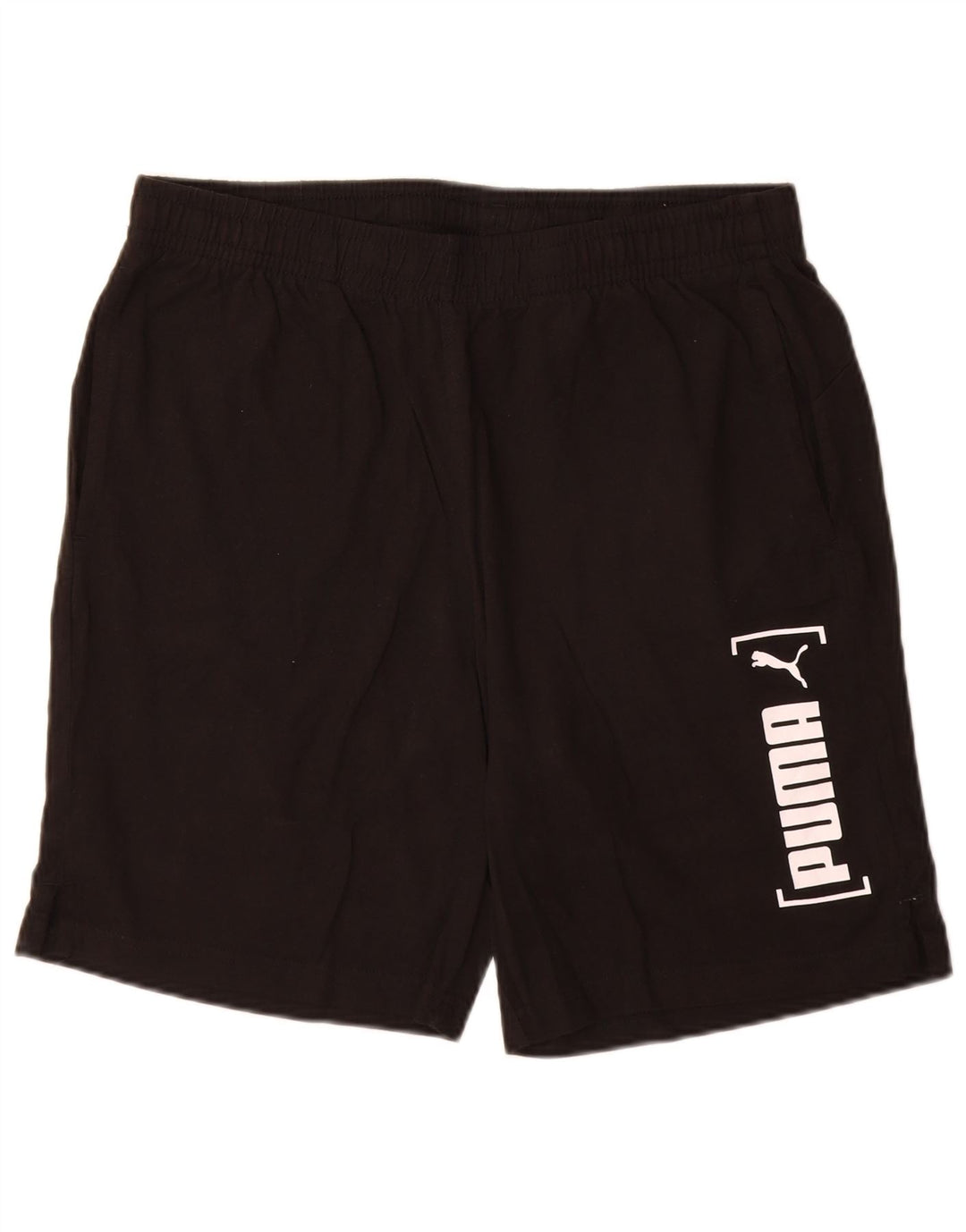 Shorts esportivos gráficos masculinos PUMA grandes pretos