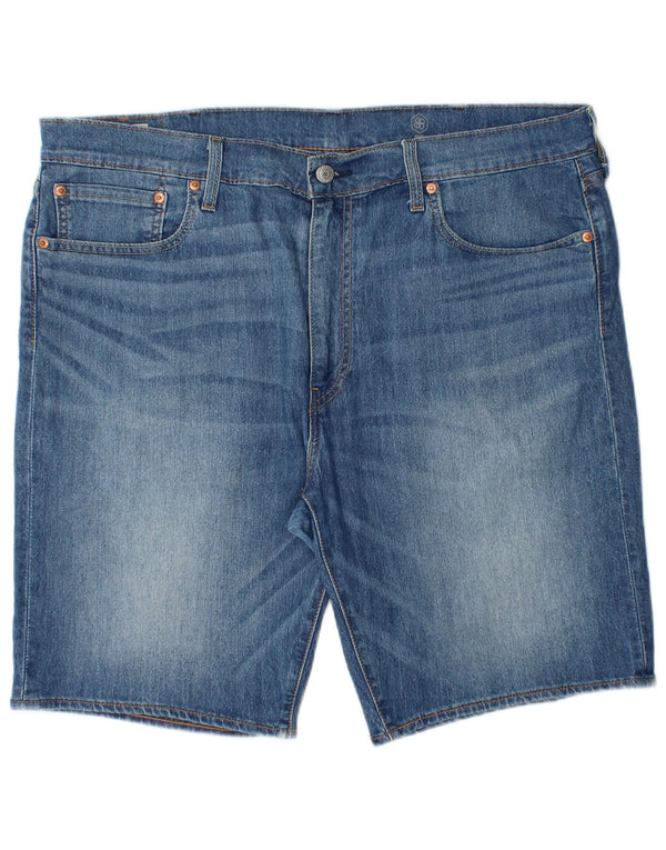 Shorts jeans masculino 405 Levi's W38 XL azul algodão