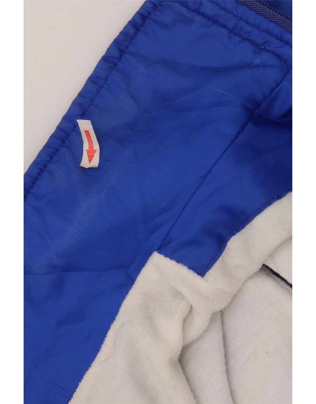 Poliéster geométrico azul do XL do revestimento superior do fato de treino dos homens do vintage