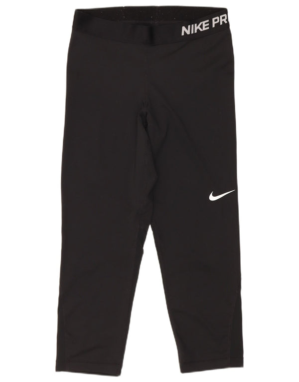Nike Womens Graphic Capri Leggings Médio W26 L21 Preto