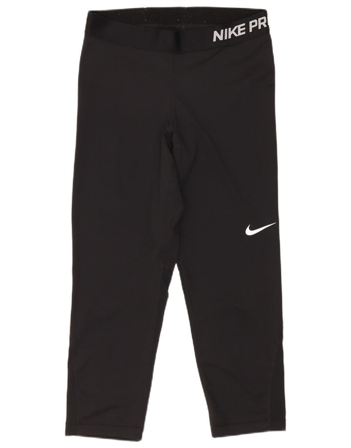 Nike Womens Graphic Capri Leggings Médio W26 L21 Preto