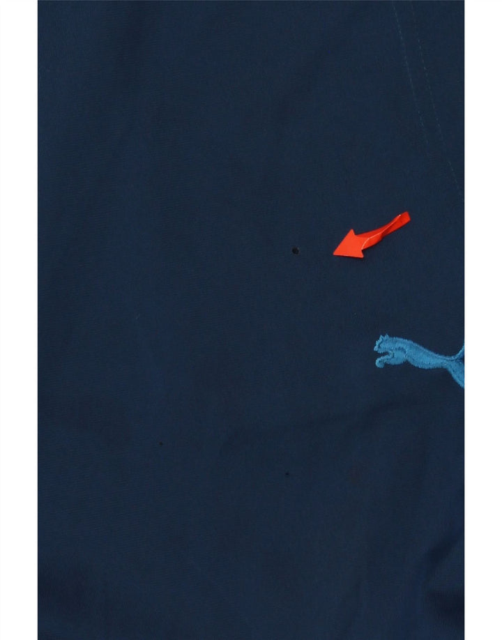 Calça de treino masculina PUMA joggers pequeno azul marinho