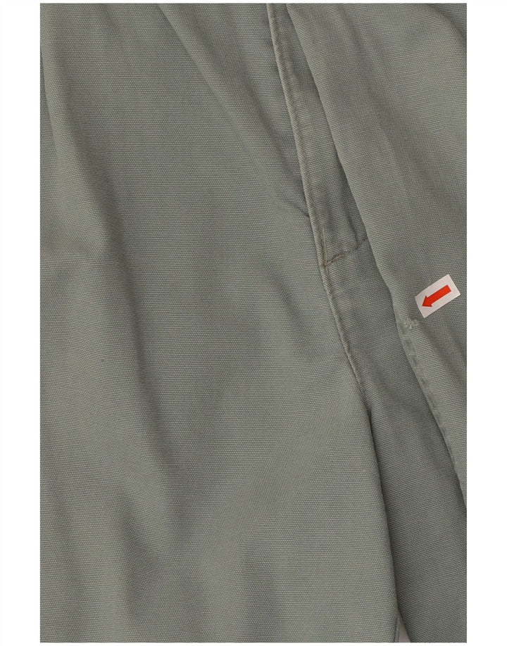 DOCKERS Masculino Khakis Pegged Chino Shorts W38 XL Azul Algodão