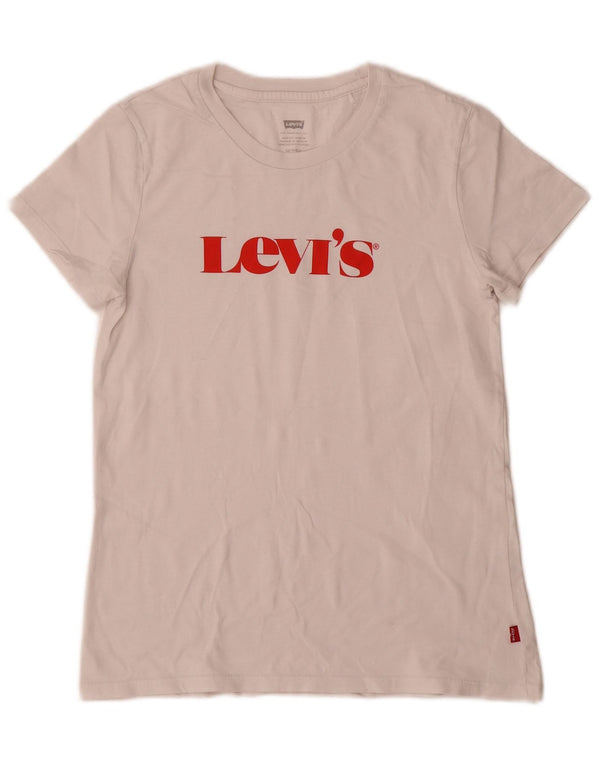 Camiseta feminina Levi's Graphic UK 6 XS Branco