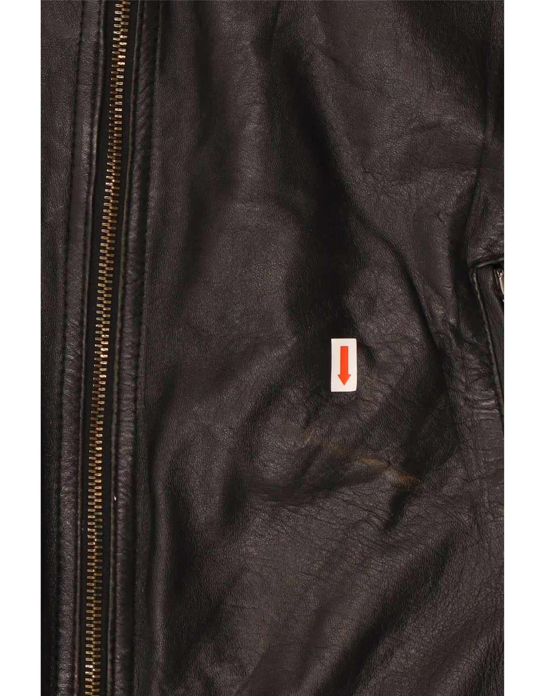 Jaqueta masculina vintage de couro Racer IT 54 XL couro preto