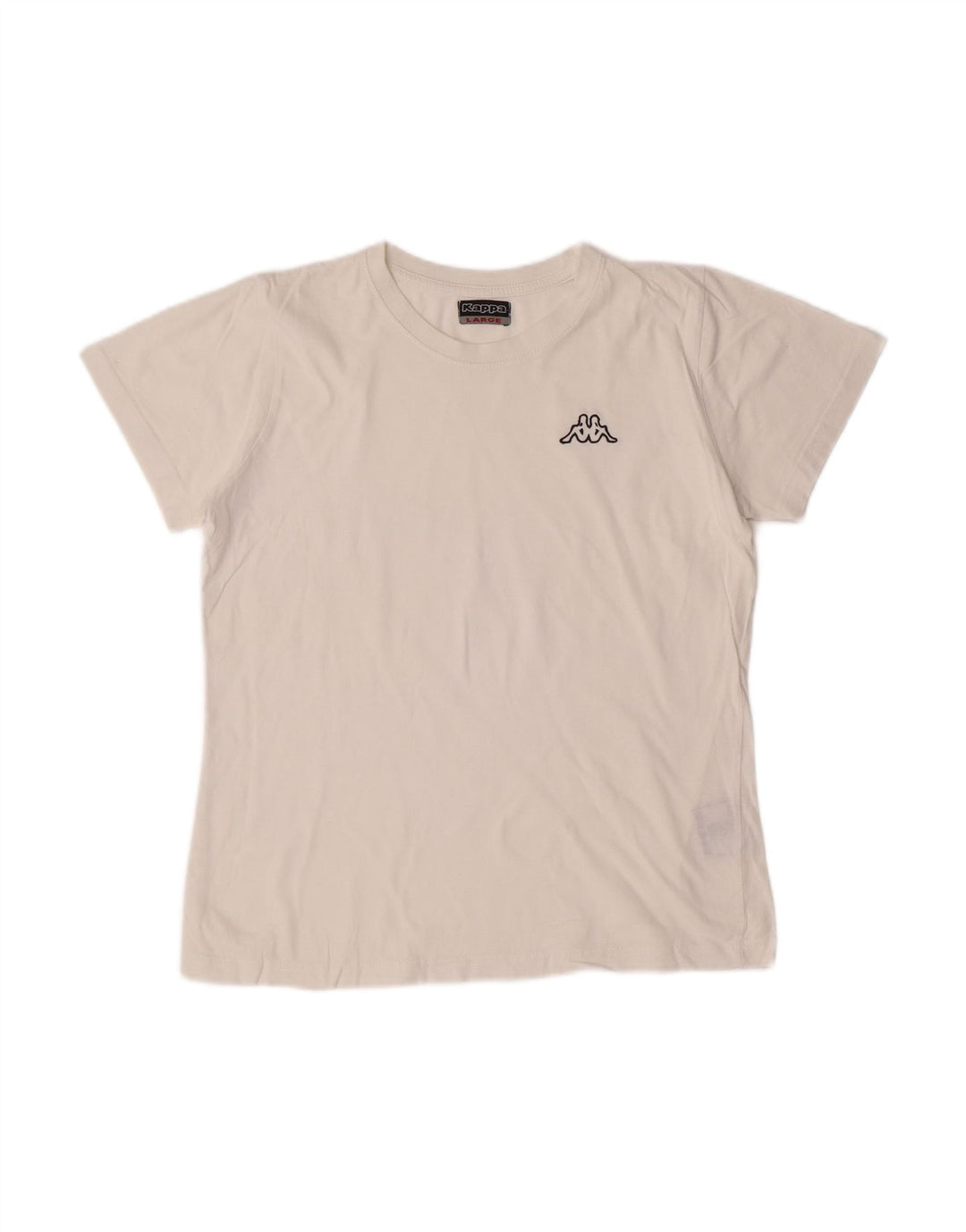 Camiseta KAPPA Boys Top 9-10 Anos Grande Algodão Branco