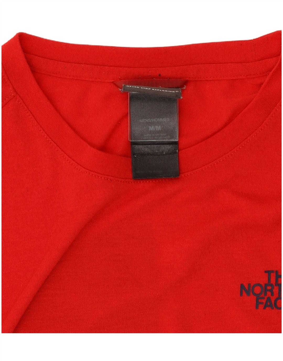 The North Face Mens Graphic Camiseta Top Médio Poliéster Vermelho